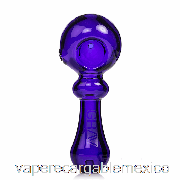 Vape Recargable Grav Chuchería Cuchara Azul Cobalto